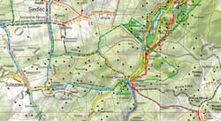 Galeria - zdjęcie nr. 3 - Jura Krakowsko-Częstochowska 1 cz. Północna mapa turystyczna 1:52 000 laminat 2024