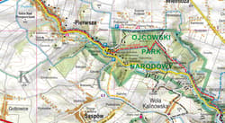 Galeria - zdjęcie nr. 4 - Jura Krakowsko-Częstochowska 2 cz. Południowa mapa turystyczna 1:52 000 laminat 2024