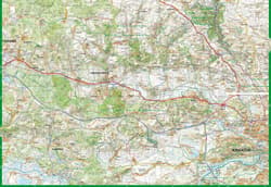 Galeria - zdjęcie nr. 2 - Jura Krakowsko-Częstochowska 2 cz. Południowa mapa turystyczna 1:52 000 laminat 2024