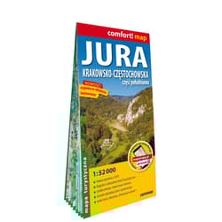 Jura Krakowsko-Częstochowska 2 cz. Południowa mapa turystyczna 1:52 000 laminat 2024 - Opracowanie Zbiorowe