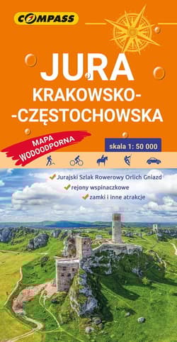 Jura Krakowsko-Częstochowska Mapa wodoodporna 1:50 000
