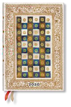 Kalendarz 2020 książkowy Midi Day at a Time Aureo 12m