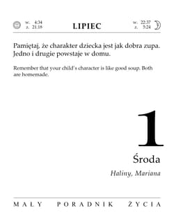 Galeria - zdjęcie nr. 2 - Kalendarz 2026 Mały Poradnik Życia