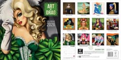 Kalendarz 2026 ścienny kwadrat Art of DRAG