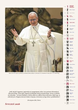 Galeria - zdjęcie nr. 3 - Kalendarz 2026 ścienny Leon XIV