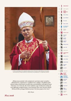 Galeria - zdjęcie nr. 2 - Kalendarz 2026 ścienny Leon XIV