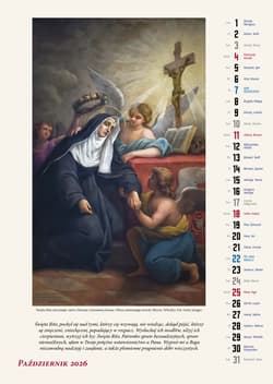 Galeria - zdjęcie nr. 3 - Kalendarz 2026 ścienny Św. Rita