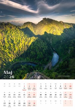 Galeria - zdjęcie nr. 3 - Kalendarz 2026 wieloplanszowy Pieniny