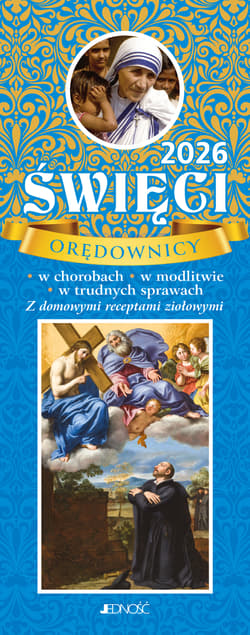 Kalendarz 2026 zdzierak Święci orędownicy - Praca zbiorowa