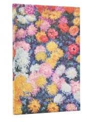 Kalendarz książkowy maxi 2026 Monet's Chrysanthem