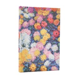 Kalendarz książkowy mini 2026 Monet's Chrysanthem