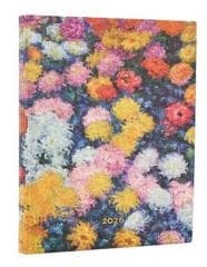 Kalendarz książkowy ultra 2026 Monet's Chrysanthem