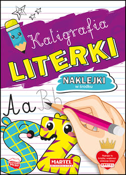 Kaligrafia. Literki z naklejkami - Katarzyna Salamon