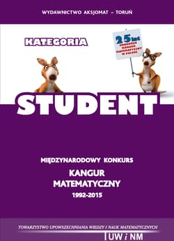 Kangur5 matematyka z wesołym kangurem student 2015 - Opracowanie Zbiorowe