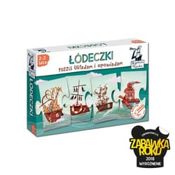 Kapita Nauka Puzzle Układam i opowiadam Łódeczki - Paulina Wyrt
