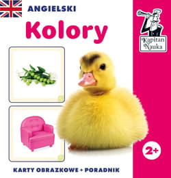 Kapitan Nauka Angielski Kolory (karty obrazkowe + poradnik) - Minge Natalia, Minge Krzysztof