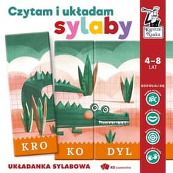 Kapitan Nauka Czytam i układam sylaby Układanka sylabowa - Praca zbiorowa