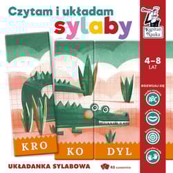 Kapitan Nauka Czytam i układam sylaby Układanka sylabowa - Praca zbiorowa