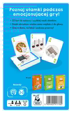 Galeria - zdjęcie nr. 2 - Kapitan Nauka EDUseria. Ułamki. Gra karciana