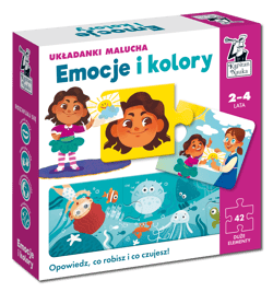 Kapitan Nauka. Emocje i kolory. Układanki malucha - Opracowanie Zbiorowe