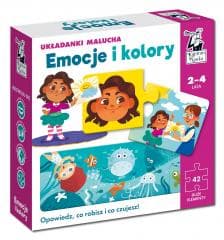 Kapitan Nauka. Emocje i kolory. Układanki malucha - Opracowanie Zbiorowe