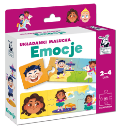 Kapitan Nauka. Emocje. Układanki malucha - Justyna Karaszewska