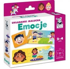 Kapitan Nauka. Emocje. Układanki malucha - Justyna Karaszewska