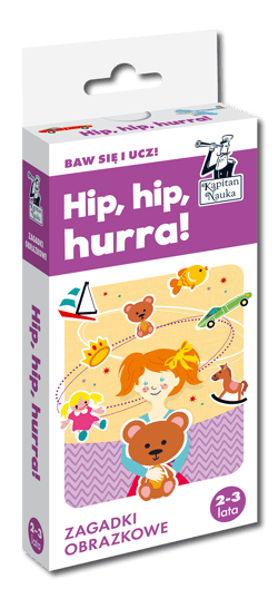 Kapitan Nauka Hip, hip, hurra! Zagadki obrazkowe - Magdalena Trepczyńska