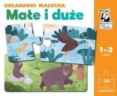 Kapitan Nauka. Małe i duże. Układanki malucha - Katarzyna Nowakowska