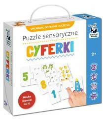 Kapitan Nauka. Puzzle sensoryczne. Cyferki