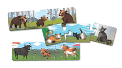 Galeria - zdjęcie nr. 2 - Kapitan Nauka. Rodziny zwierząt. Układanki malucha