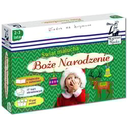 Kapitan Nauka Świat malucha Boże Narodzenie książka + karty obrazkowe + puzzle
