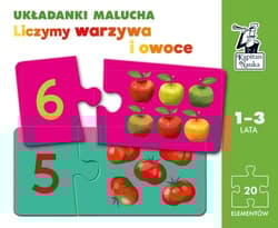 Kapitan Nauka Układanki malucha Liczymy warzywa i owoce