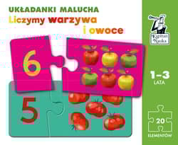 Kapitan Nauka Układanki malucha Liczymy warzywa i owoce - Opracowanie Zbiorowe