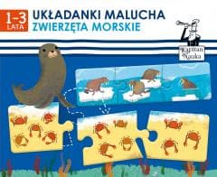 Kapitan Nauka Układanki malucha. Zwierzęta morskie - Sebastian Opryszek