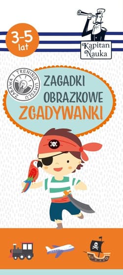 Kapitan Nauka Zagadki obrazkowe Zgadywanki 3-5 lat