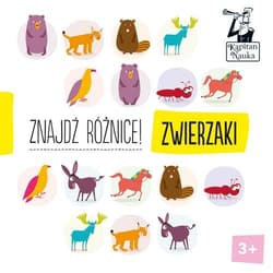Kapitan Nauka Znajdź różnice! Zwierzaki