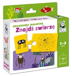 Kapitan Nauka. Znajdź zwierzę. Układanki malucha - Augustynowicz Pola