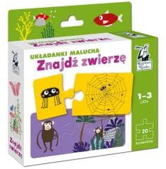 Kapitan Nauka. Znajdź zwierzę. Układanki malucha - Augustynowicz Pola