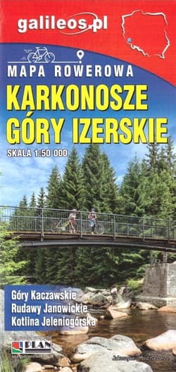 Karkonosze, Góry Izerskie - mapa rowerowa - Praca zbiorowa
