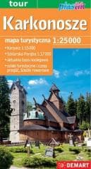 Karkonosze - mapa turystyczna plastik w.2023 - Praca zbiorowa