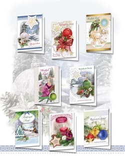 Karnet B6 Boże Narodzenie MIX (10szt)