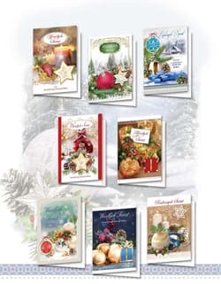 Karnet B6 Boże Narodzenie MIX (10szt)