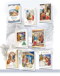 Karnet B6 Boże Narodzenie Religia MIX (10sz)