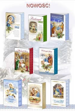 Karnet B6 Boże Narodzenie Religia  MIX (10szt)