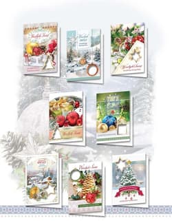 Karnet B6 Boże Narodzenie z opłatkiem MIX (10sz)