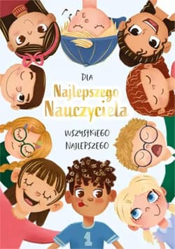 Karnet B6 Najlepszy nauczyciel - dzieci