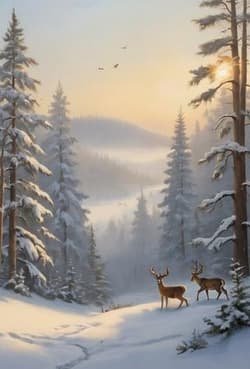 Karnet Boże Narodzenie - Wintertime