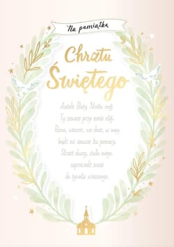Karnet Chrzest