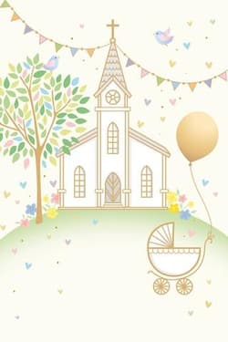 Karnet Chrzest - Baby Church